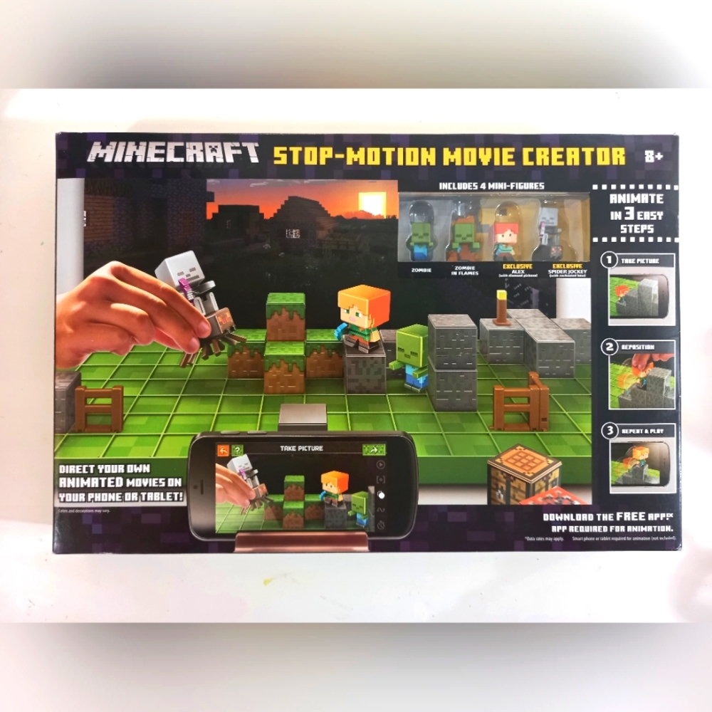 Minecraft stop-motion movie creator